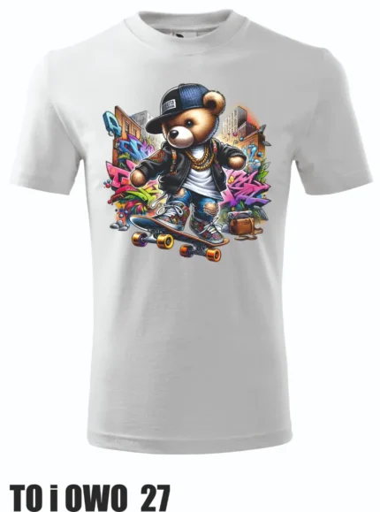 Koszulka - Miś na deskorolce
