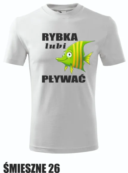 Koszulka - Rybka lubi pływać