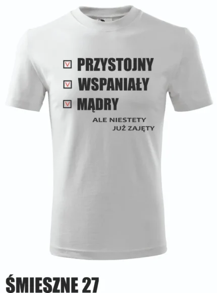 Koszulka - Przystojny, wspaniały, mądry