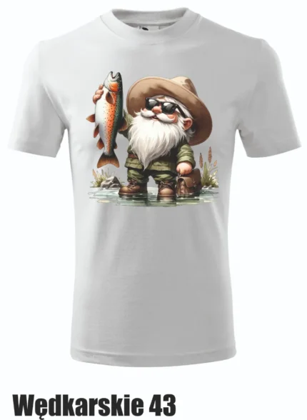 Koszulka - Krasnal wędkarz