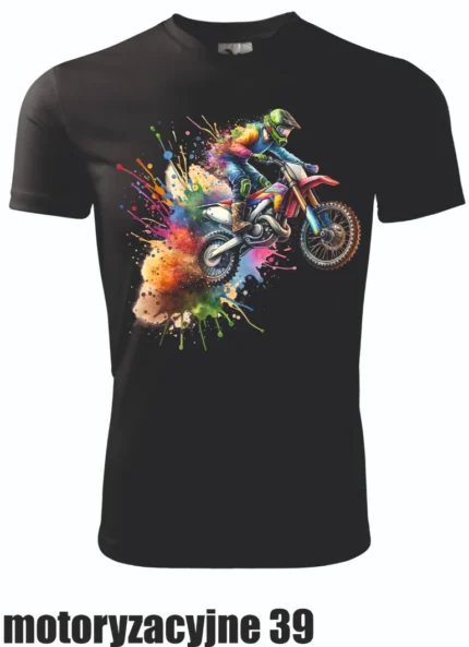 Koszulka - Skok na motocyklu