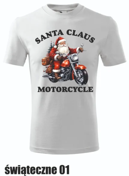 Koszulka - Santa Claus Motorcycle