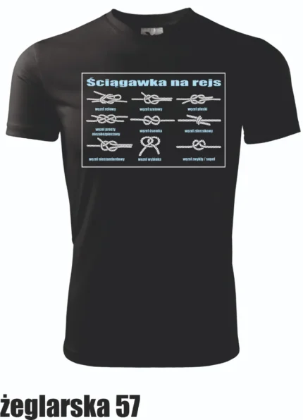 Koszulka - Ściągawka na rejs