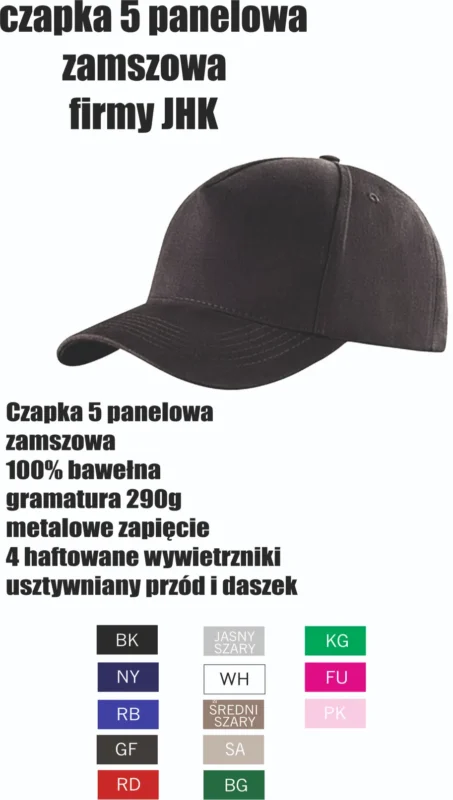 JHK - czapka 5 pól