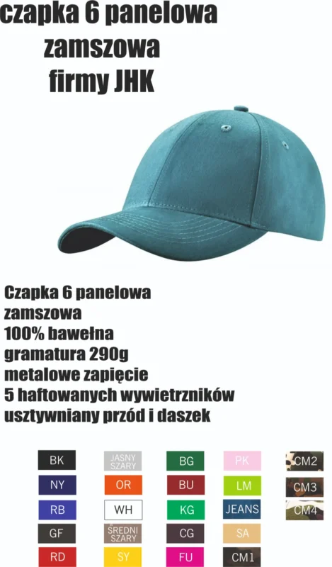 JHK - czapka 6 pól