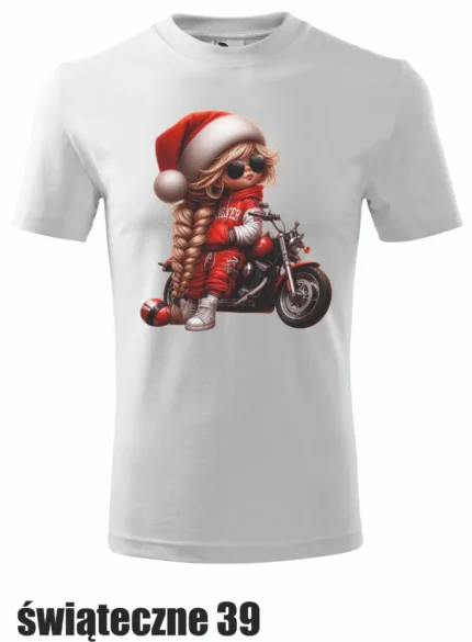 Koszulka - Dziewczyna na motocyklu