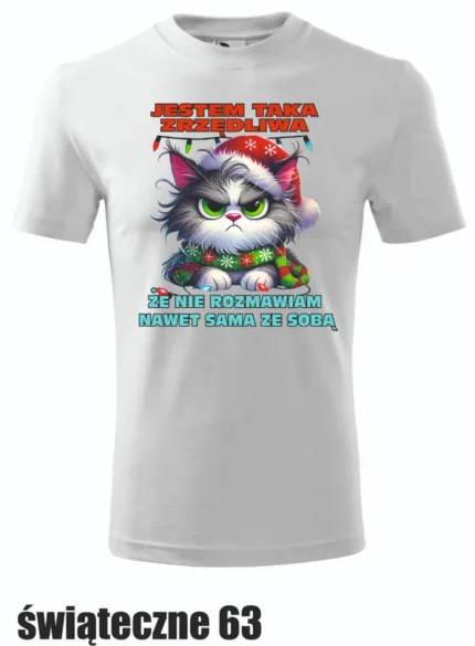 Koszulka - Świąteczny kot