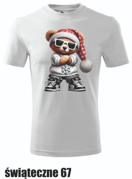 Koszulka - Świąteczny miś